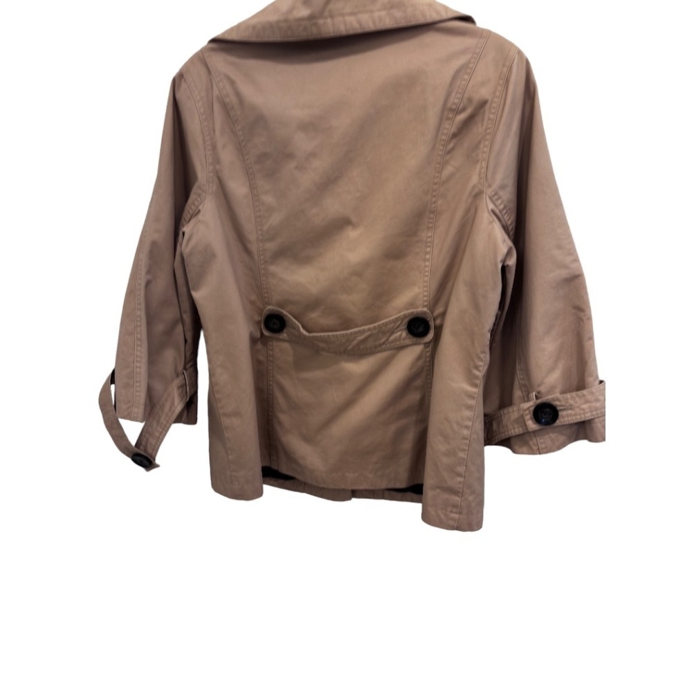 Merona  XXLarge Jacket Tan Short Swing Button Fully Lined Back NWT - Picture 2 of 3
